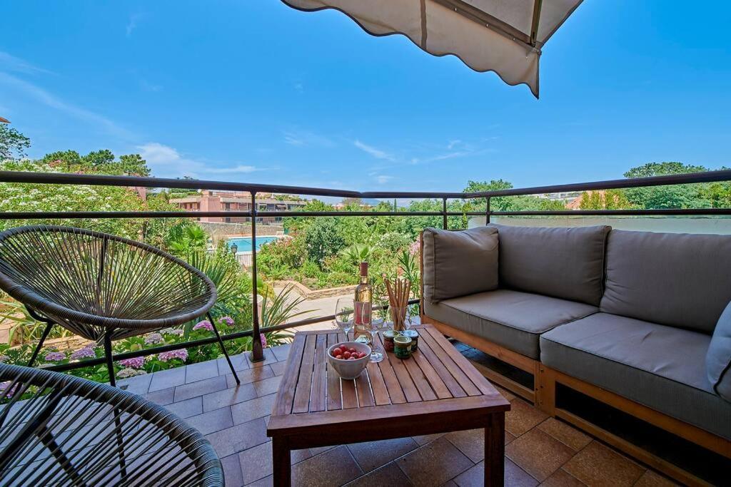 Sunrise -Swimming-Pool-Saint-Tropez Center-Parking Appartement Buitenkant foto